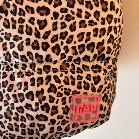 GAP Kids Leopard Print Vest with Pink Lining - Picture 3 of 4